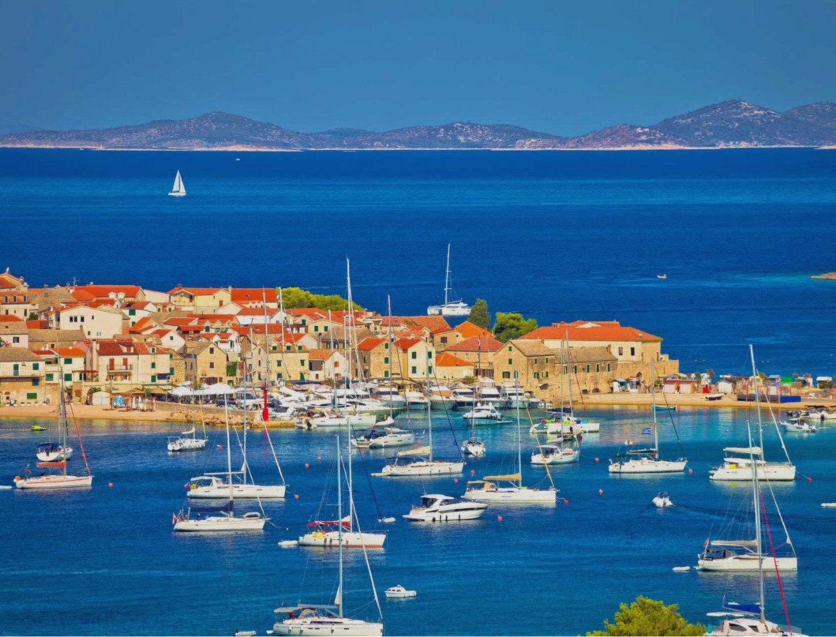 Primošten is one of the most popular Croatian nautical destinations