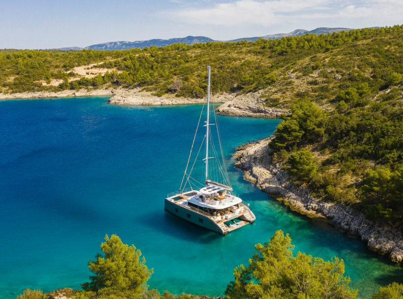 Crewed catamaran charters in Croatia