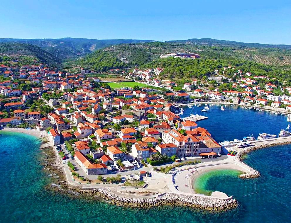 Postira, a picturesque seaside village in Brač