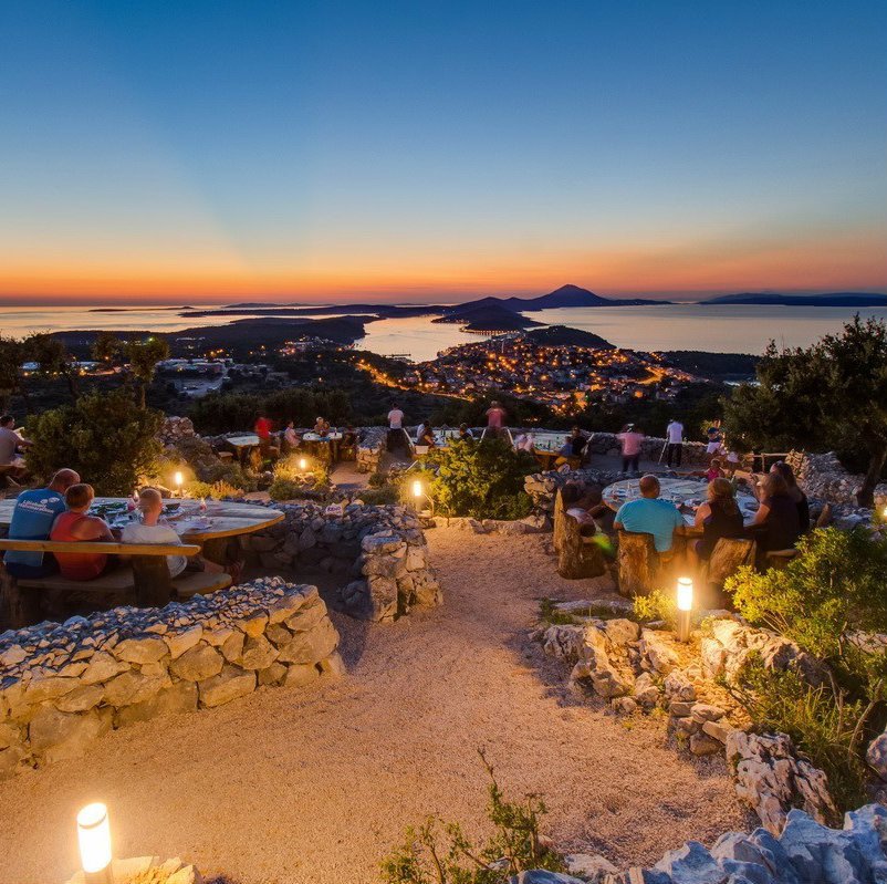 Overview across the Losinj from Providenca bar