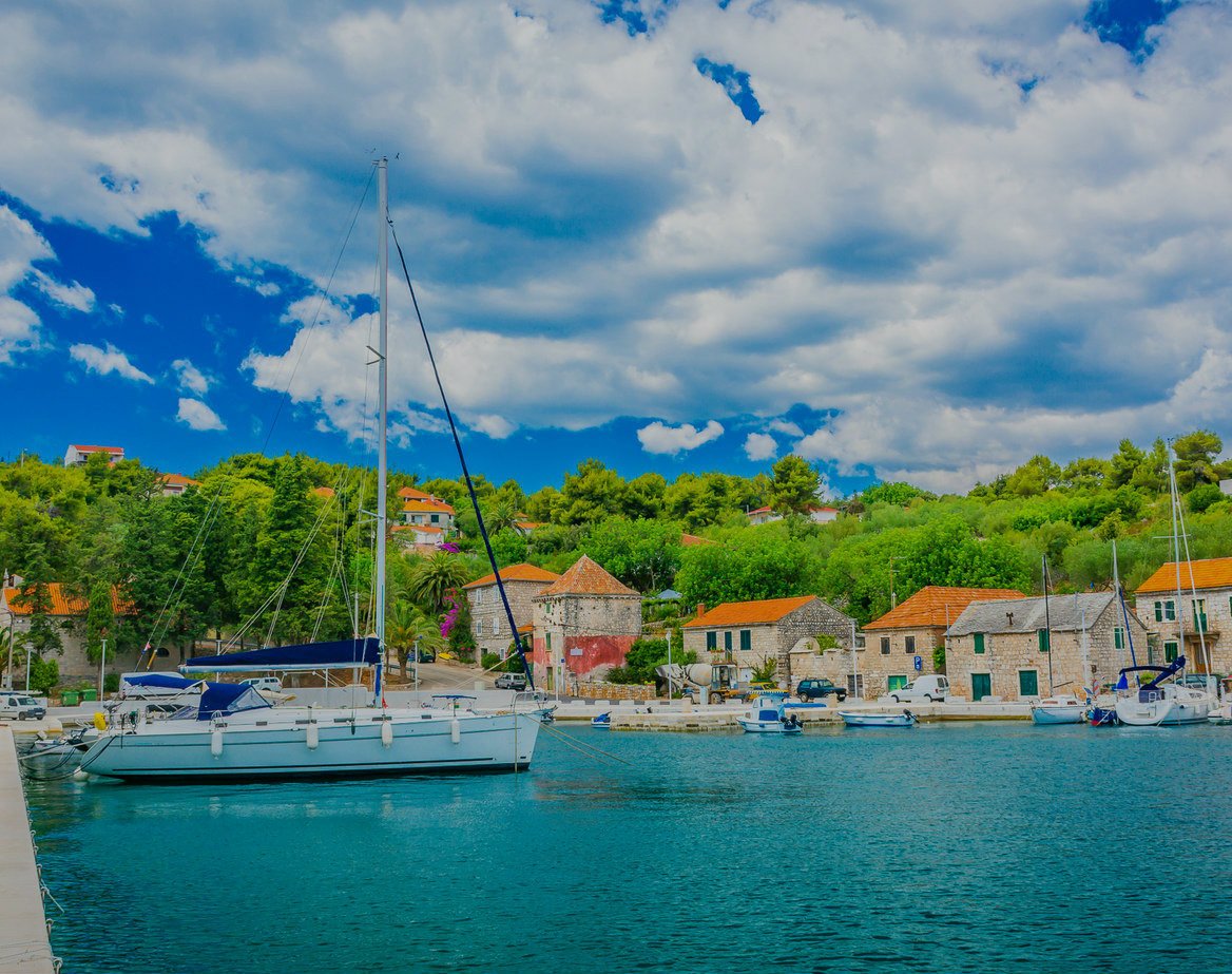 The port of Rogač on Šolta