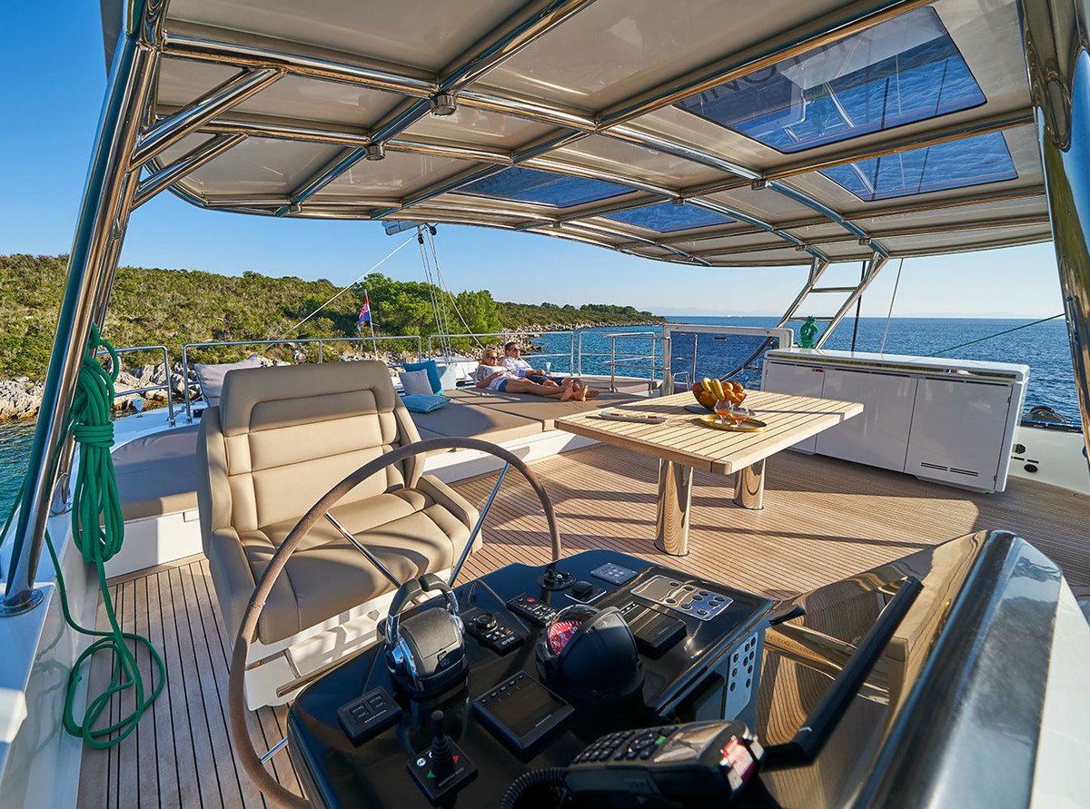 Luxury catamaran charter