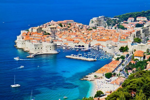 Dubrovnik catamaran sailing
