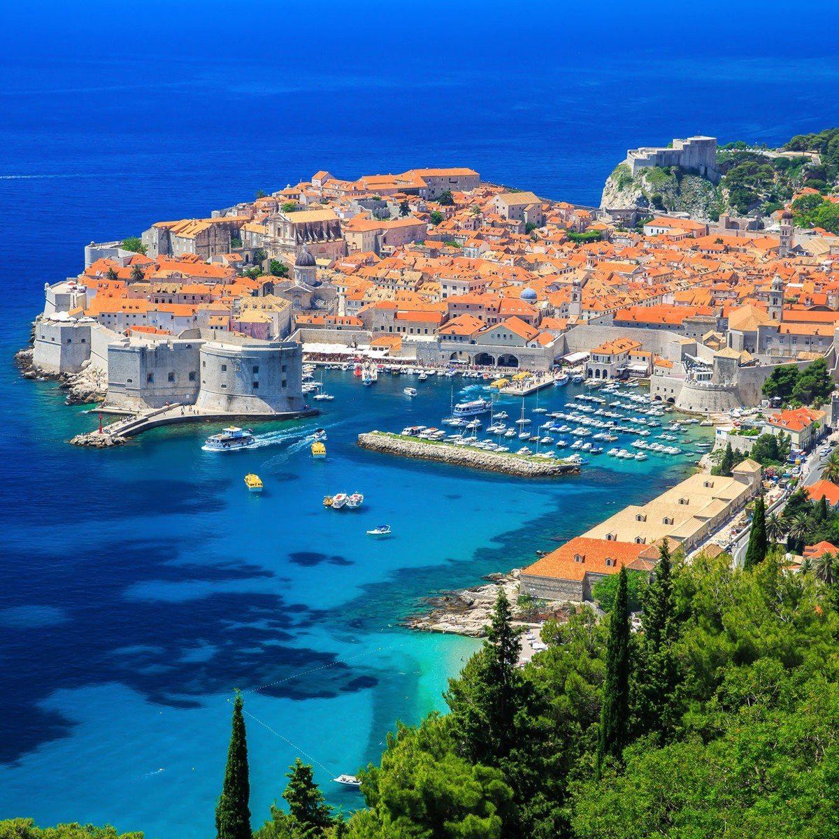 Rent catamaran or a sailboat charter from famous Dubrovnik